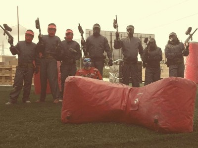 Partida de paintball en Ondara