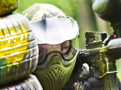 Partida de paintball en Ondara