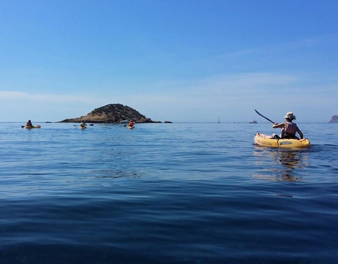  Excursion kayak isla del olla de Altea 