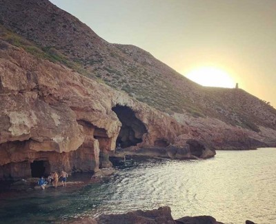 Cova Tallada in Denia by boat