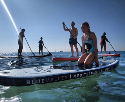 Guided SUP Paddle Tour in Cabo de las Huertas Alicante with Snorkeling