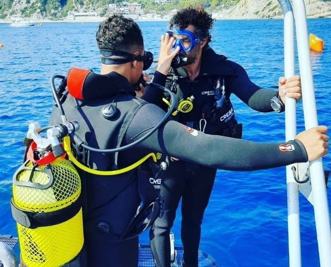 Discover Scuba Diving in Jávea from boat