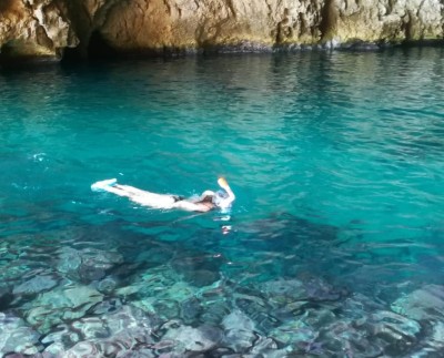 Snorkel kayak a la Cueva dels Orguens Jávea