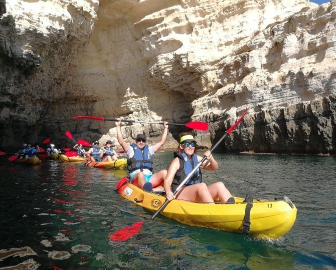  ruta en kayak de los piratas almeria