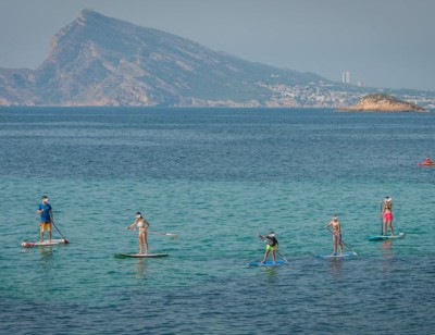 Paddleboarding trip to the Olla Island in Altea