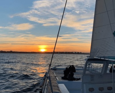  Malaga Barco Atardecer 