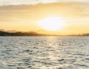 Sunset on a Boat in Jávea + Glass of Cava