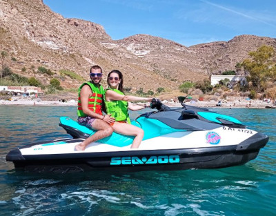 Jet ski tour to Santa Pola...