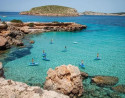 Tour de Paddle Surf en Cala Portinatx con Cliff jumping