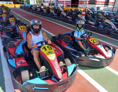 Karting session in Benidorm...