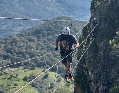 Via Ferrata in the Serranía...